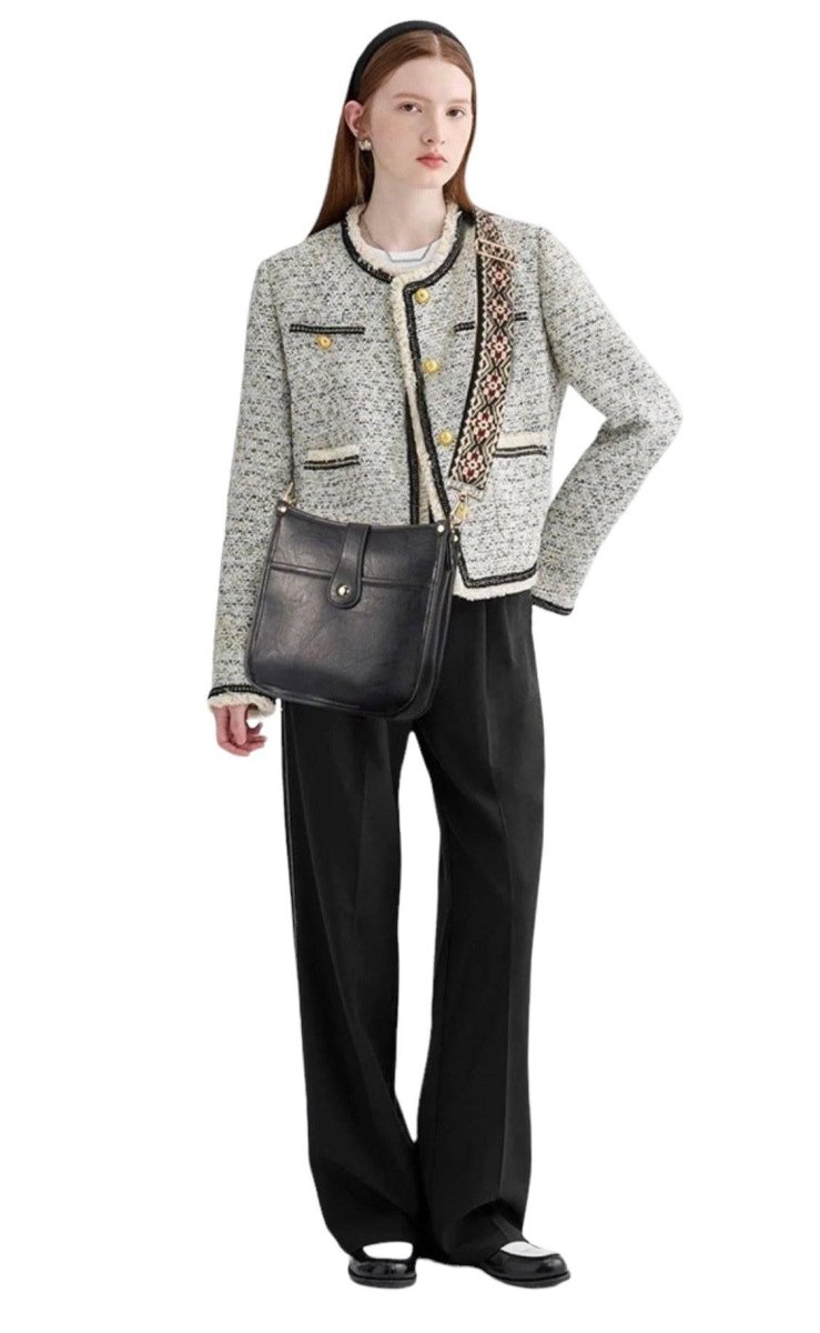 Dames Crossbody Tas Vegan Leer Gitaarriem Stijlvol en Functioneel - Afbeelding 6