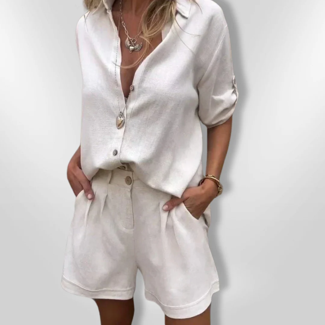 Dames Zomer Set Aangenaam Luchtig - Afbeelding 4