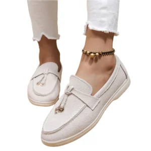 Dames Loafers Suède Casual Stijl