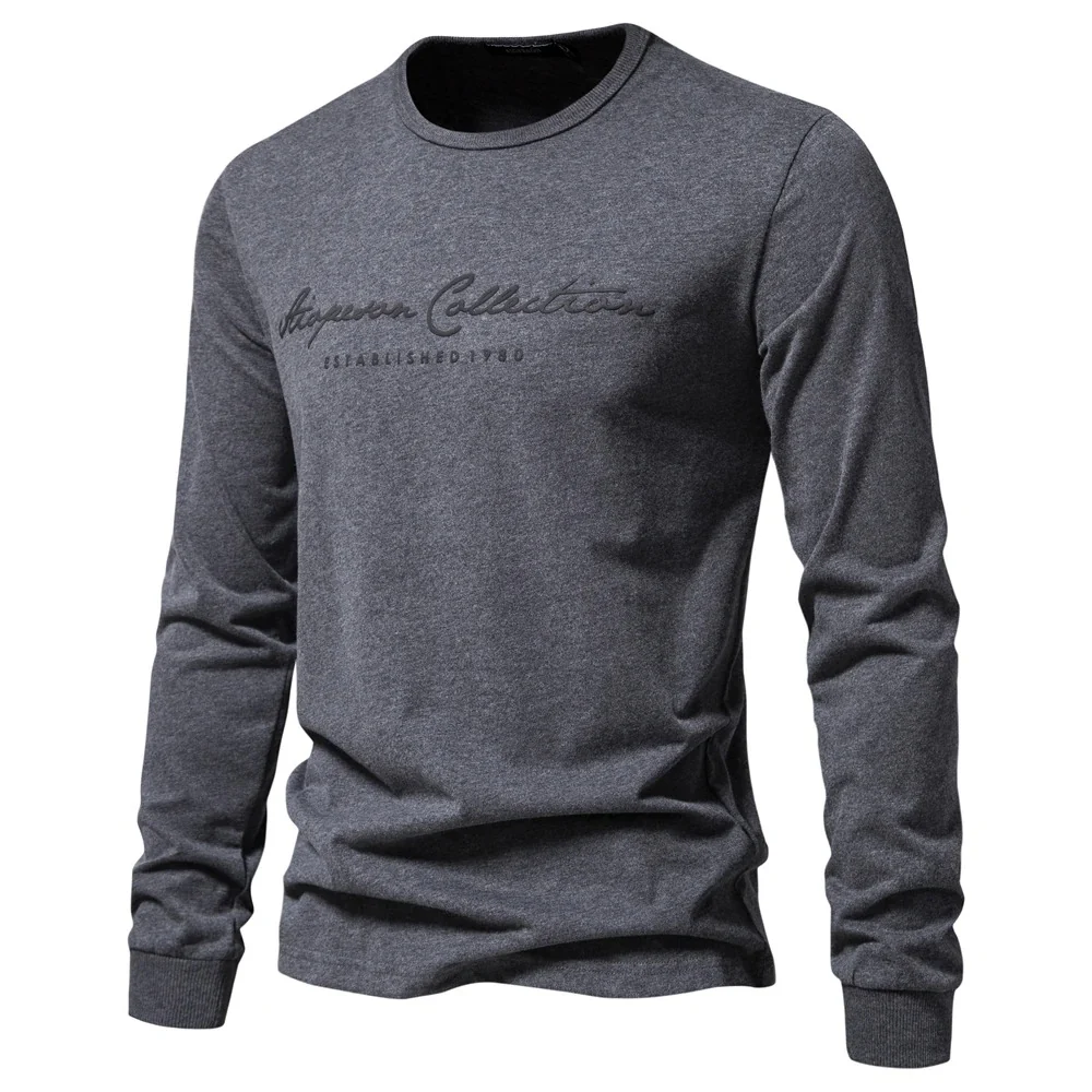 Vrijetijd T-shirt met letterprint voor heren - Afbeelding 6