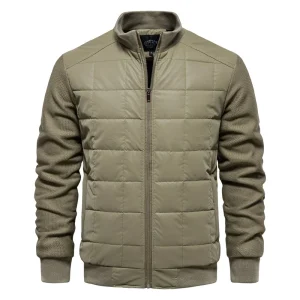 Dikke fleece gevoerde heren jas